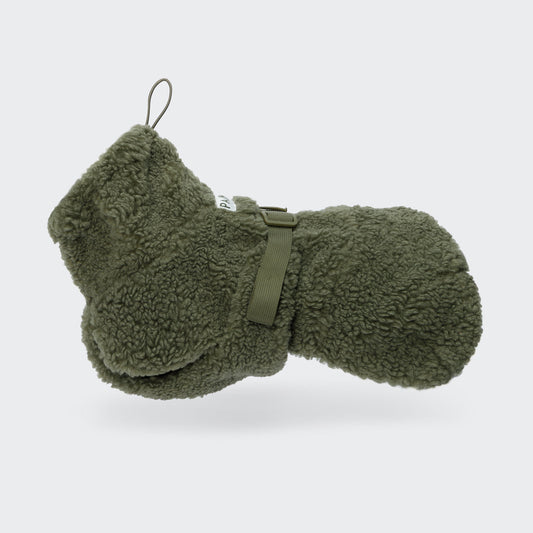 Sherpa coat, olive