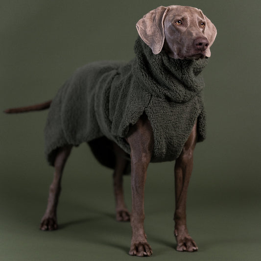 Sherpa coat, olive