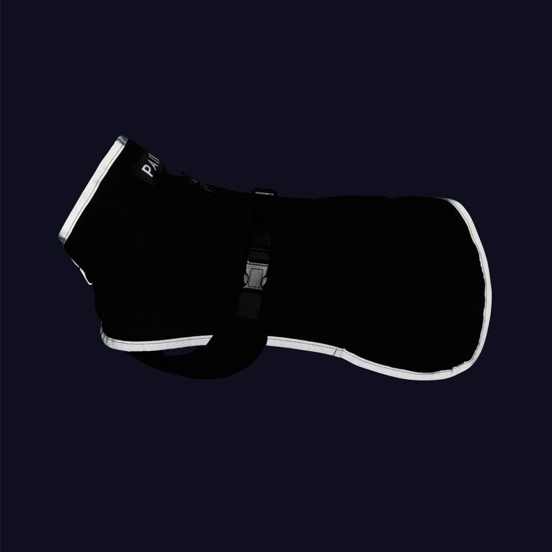 PAIKKA palauttava softshell-takki koiralle, musta