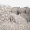 High-sided cat bed, grey