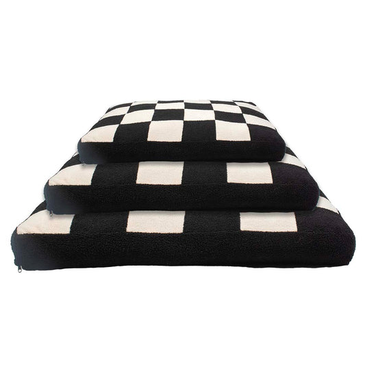 Cozy Block -peti, musta-valkoinen
