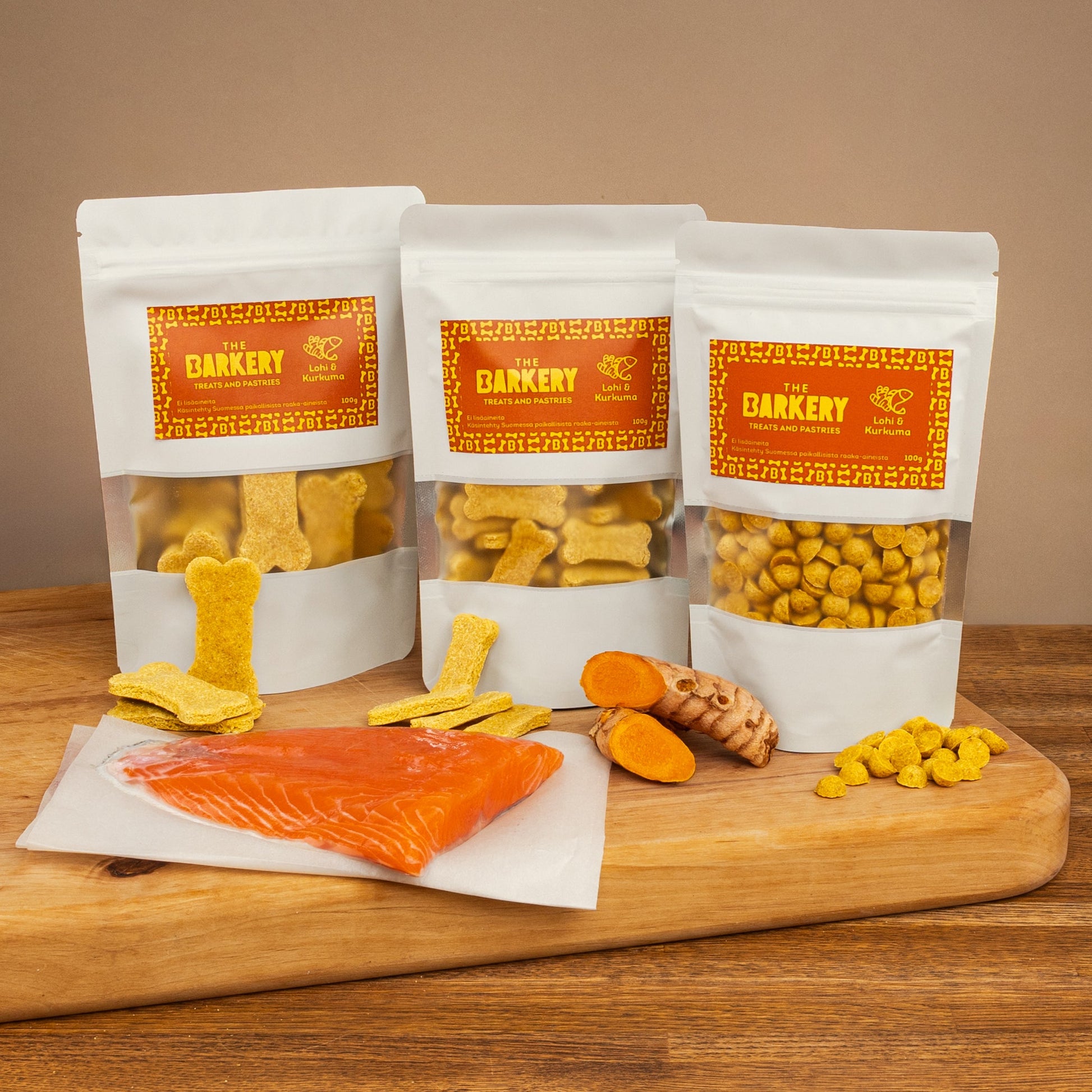 Makupalat koiralle, eri makuja