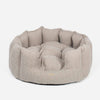 High-sided cat bed, grey
