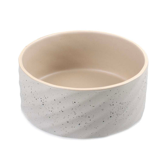 Ceramic feeding bowl