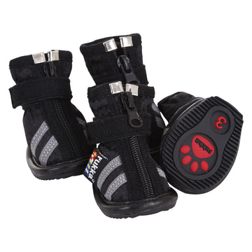 Rukka Pets Step Shoes – Mustat koirankengät 4 kpl