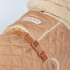 PAIKKA quilted sherpa dog winter coat