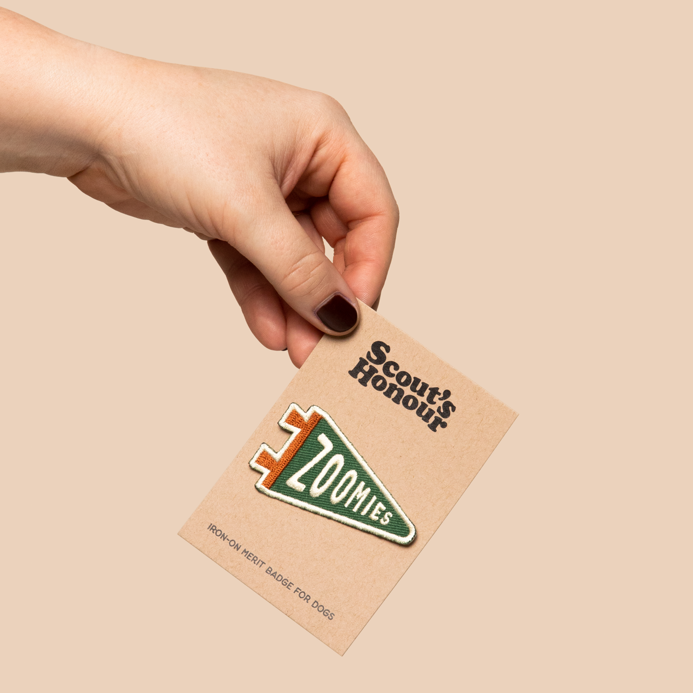 Scout's Honour Zoomies-silitettävä kangasmerkki lemmikille