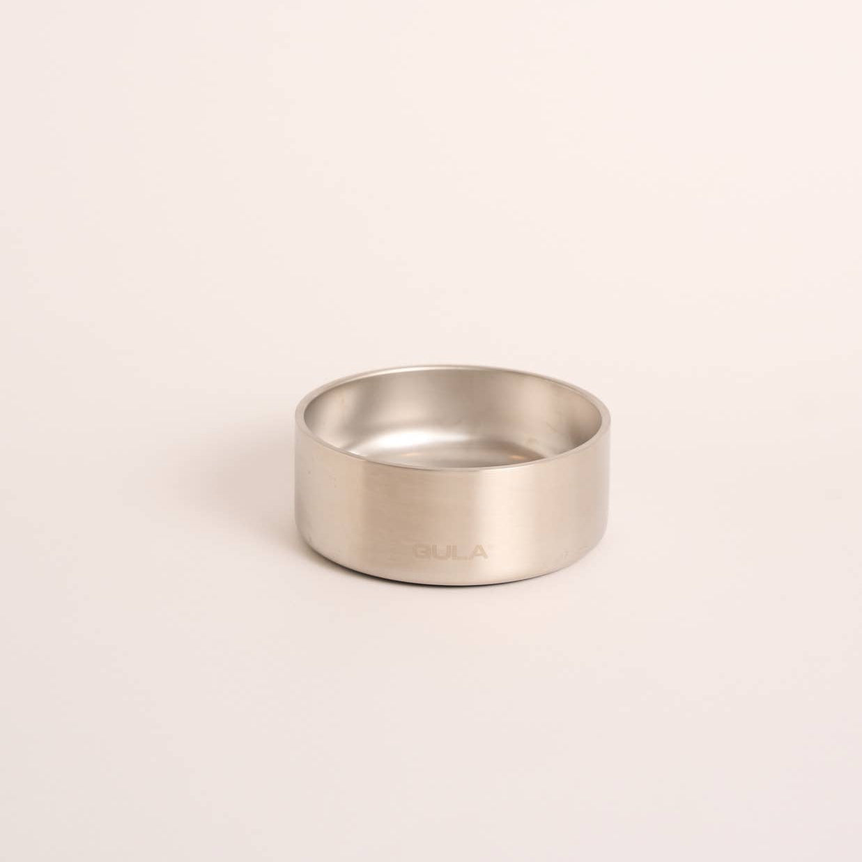 GULA koiran ruoka- ja juomakuppi, hopea