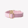 Canvas dog collar, light pink