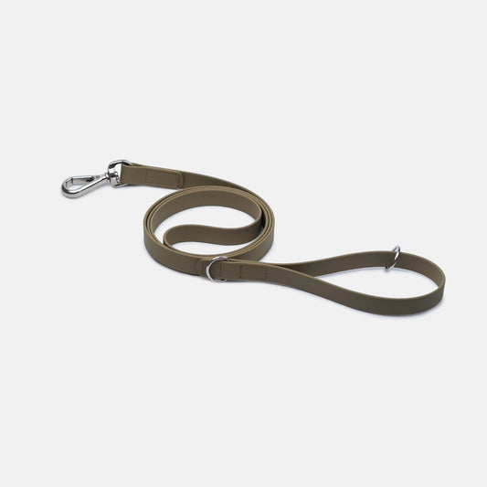 KOIRALIKKA Biothane - hihna, beigenvihreä