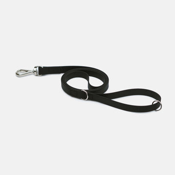 KOIRALIKKA Biothane - hihna, musta