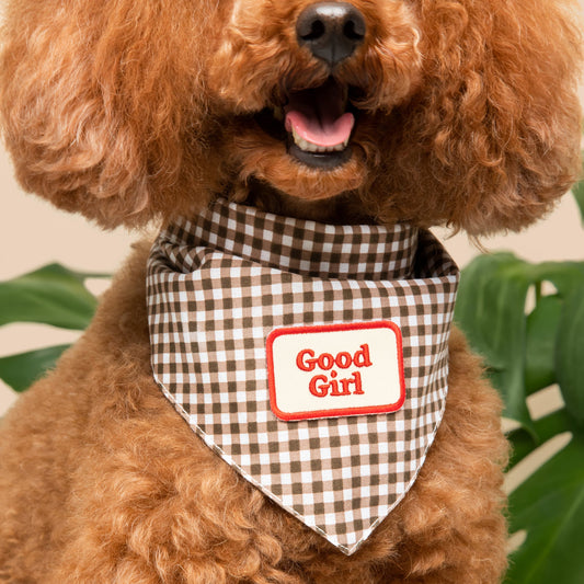 Scout's Honour Good Girl - silitettävä kangasmerkki koiralle