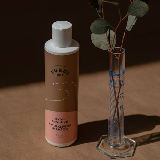 Helläravainen koiranpennun shampoo