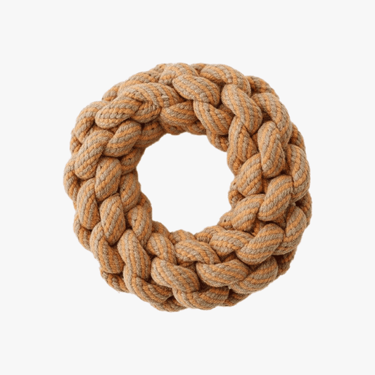 kapeit Köysilelu koiralle, ruskea