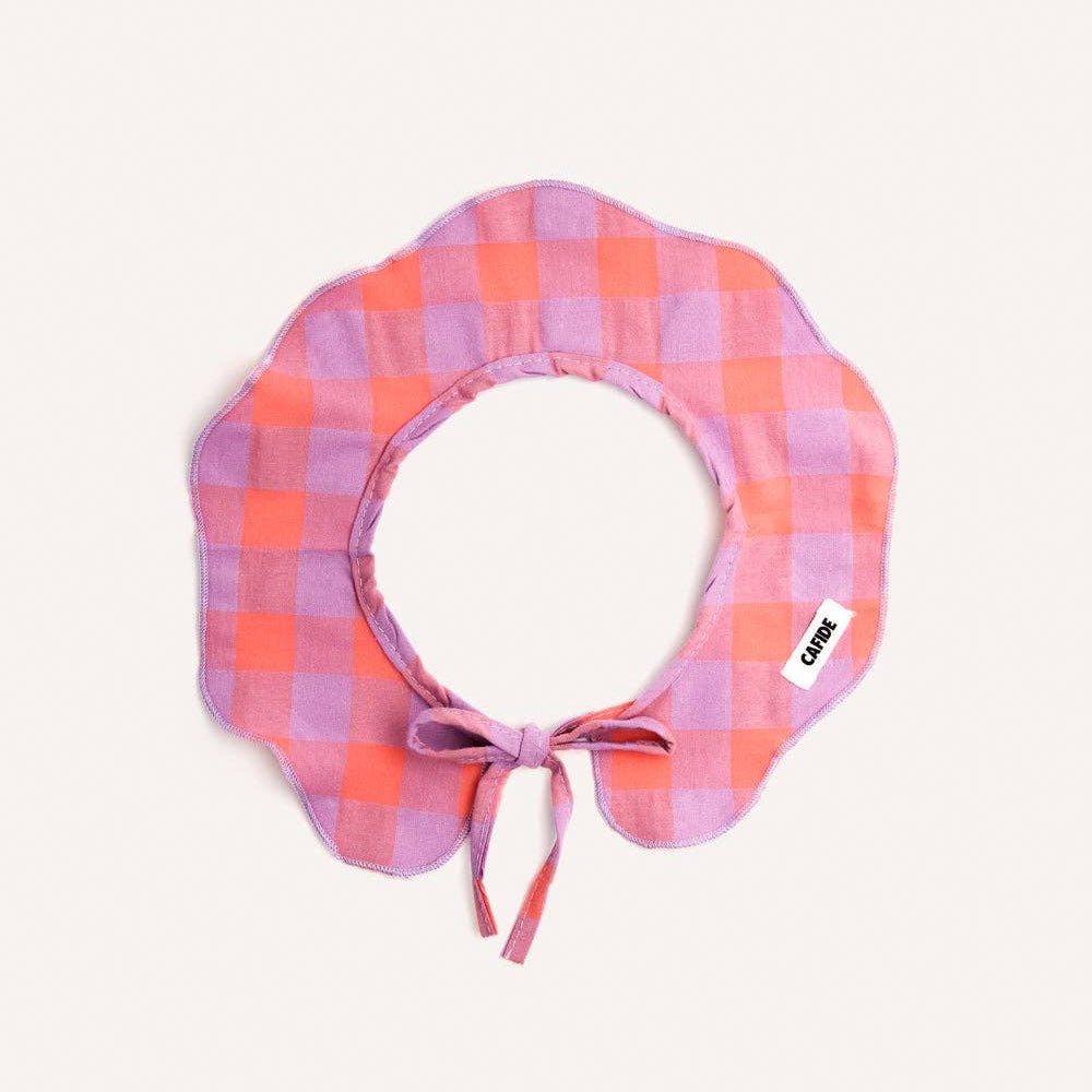 CAFIDE Lola - koiran kauluri, violetti ruutu