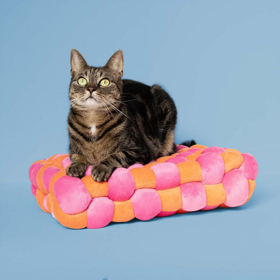 Coockoo Makoilualusta, oranssi - pinkki