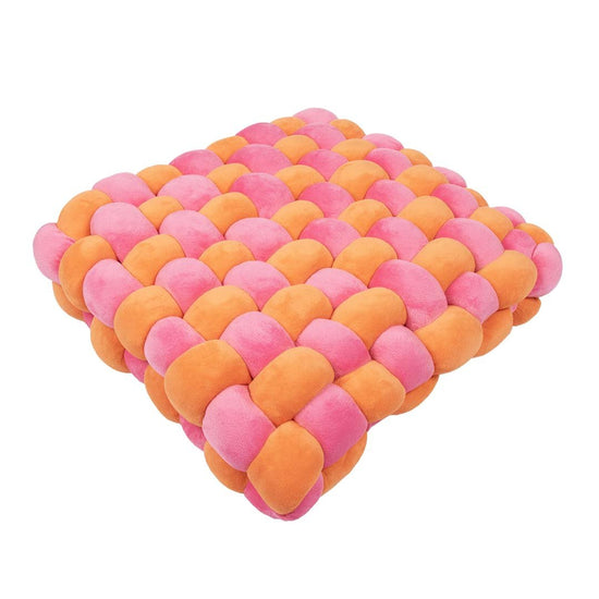 Coockoo Makoilualusta, oranssi - pinkki