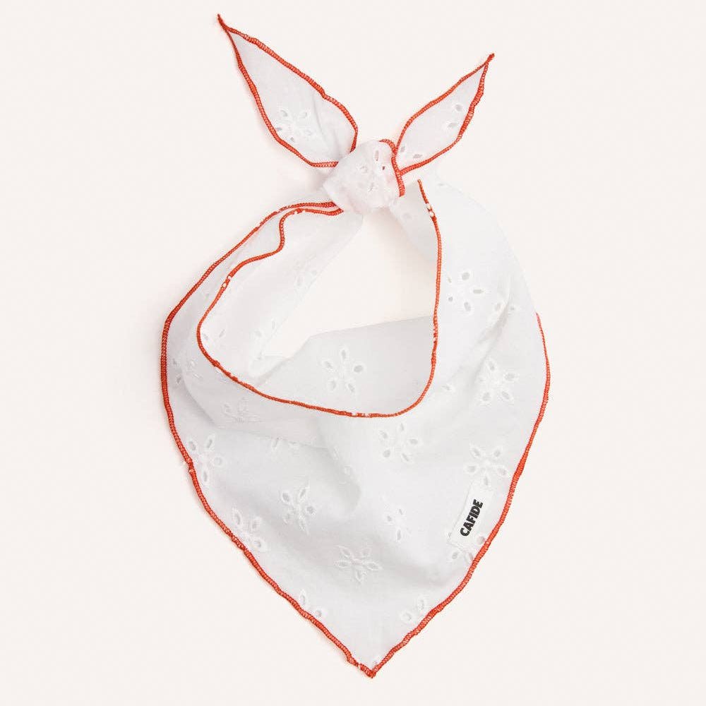 CAFIDE Nata - koiran bandana, valkoinen