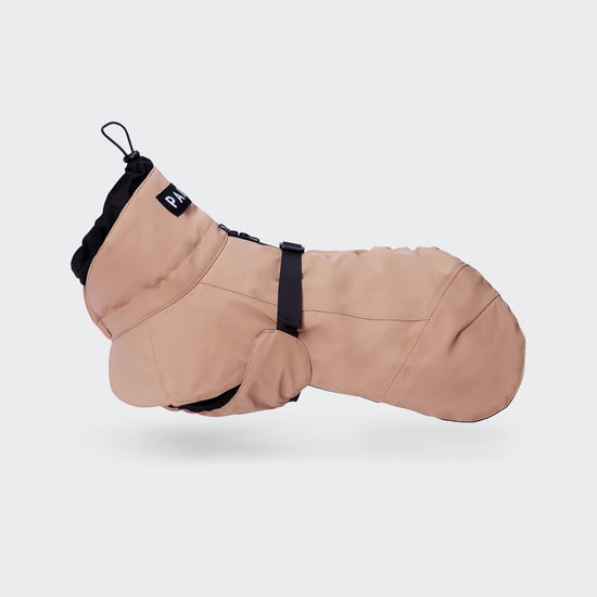 PAIKKA Visibility - talvitakki koiralle, taupe